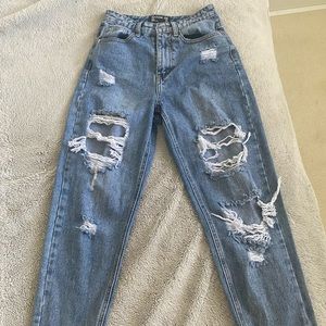 Pretty little thing mom jeans